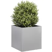 vidaXL Plantenbak 40x40x40 cm gegalvaniseerd staal
