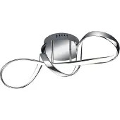 TRIO Led plafondlamp Perugia chroom