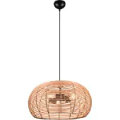 TRIO INGA - Hanglamp - Natuurlijk - Rotan - excl. 3x E27 4W