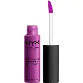 Nyx Soft Matte Metallic Lip Cream, vloeibare lippenstift - Seoul (paars)