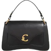 Coccinelle Handtas 'C-Me Calf Handbag Calf Smooth Leather' zwart