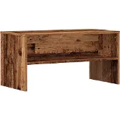 vidaXL Tv-meubel 80x40x40 cm bewerkt hout oud houtkleurig