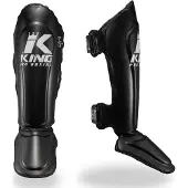 King Pro Boxing Scheenbeschermers KPB/SGL 7 Zwart Wit