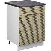 Vicco Fame-Line Keukenonderkast – 60 cm met lade, WB Antraciet Eiken paneel