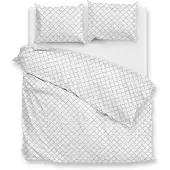 Zohome Zo Home Dekbedovertrek Katoen Satijn Linea di Satinado - white 200x200/220cm