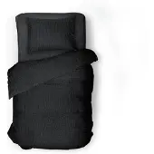Eleganzzz Dekbedovertrek Micro Mink Crocodile - black 140x200/220cm