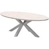 Garden Impressions Edison tafel 220x115xH75 cm taupe/teak