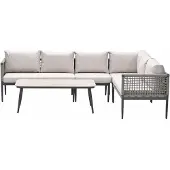 Garden Impressions Burela loungeset 5-delig rechts - taupe