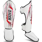 King Pro Boxing Scheenbeschermers KPB/SG Spartan 2 Wit - L