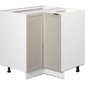 Vicco Fame-Line Hoekkast – 80.5 cm, WB Marmer GrijsBeige