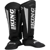 King Pro Boxing Scheenbeschermers KPB/SG REVO 7 Zwart Zilver