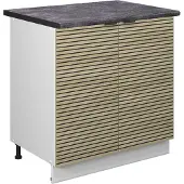 Vicco Fame-Line Wastafelkast – 80 cm met legplank, WB Antraciet Eiken paneel