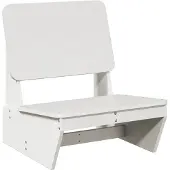 vidaXL Tuinstoel 60x64x70,5 cm massief grenenhout wit