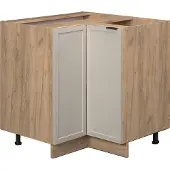 Vicco Fame-Line Hoekonderkasten – 80.5 cm, WB Marmer GrijsBeige