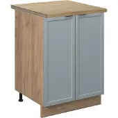 Vicco Fame-Line Keukenonderkast – 60 cm, WB Eik Licht blauw-grijs