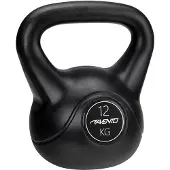Avento Kettlebell - 12 kg - Zwart