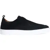 Manfield Zwarte suède loafers | Maat 45