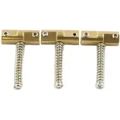 AllParts BP2327008 Wilkinson Gecompenseerde Messing Brugzadels voor Telecaster (Set van 3)