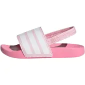 Adidas Open schoenen 'Adilette' rosa / wit