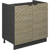 Vicco Fame-Line Wastafelkast – 80 cm zonder werkblad Eiken paneel