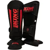 King Pro Boxing Scheenbeschermers KPB/SG REVO 8 Zwart Rood