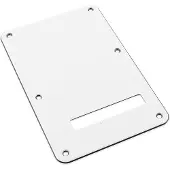 Fender 991321000 Stratocaster back plate, 3-ply white