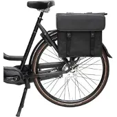 Beck Canvas Fietstas Inhoud: 35L, Kleur: blauw
