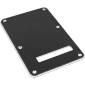 Fender 991322000 Stratocaster back plate, 3-ply, black