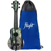 Flight Ultra Travel Series UTS-40 Deep Forest kunststof sopraan ukelele met hoes