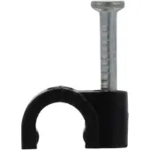 Q-Link Kabelclip | | 5 mm (20 stuks, Rond, Zwart)