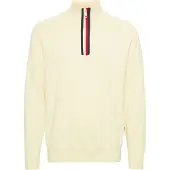 FQ1924 Trui 'Kyle' nachtblauw / rood / eierschaal