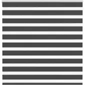 vidaXL Zebra rolgordijn 140x150 cm stofbreedte 135,9 cm zwart