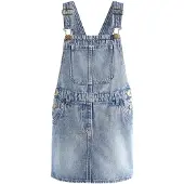 Next Jurk blauw gemêleerd