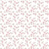 Praxis Vliesbehang Secret Garden G78484 - Roze - Taupe - Wit - 10,00 M X 53 Cm