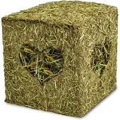 Jr Farm Hooiblok Met Meelwormen - Ruwvoer - 13x13x13 cm 125 g