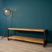 OEM Tv meubel Lucas 180x45x60 cm mangohout en metaal