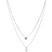 DKNY Ketting zilver / transparant