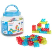 Miniland Translucent Blocks 55 Units Transparant Kinderen