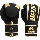 King Pro Boxing Revo Series 6 - (Kick)bokshandschoenen - 16 oz - Zwart / Goud
