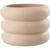 J-Line Bloempot Ring Cement Beige Large