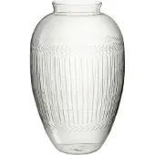 J-Line Vaas Massif Glas Transparant - 61.00 cm hoog