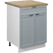 Vicco Fame-Line Keukenonderkast – 60 cm met lade, WB Eik Licht blauw-grijs