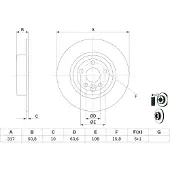 Bosch 0 986 479 E58 Remschijf