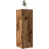 vidaXL Tv-meubel 30,5x30x90 cm bewerkt hout oud houtkleurig
