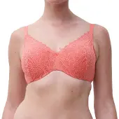 Chantelle Co Bra Tshirt Covering Memory Coral Size: F70 | Torsolets, Brassieres & Corsets Outlet | Dames | Oranje