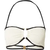 Seafolly - Women's Beach Bound Ring Front Bandeau - Bikinitop 40, wit