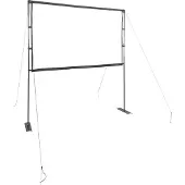 vidaXL Projectiescherm met standaards 84 inch 16:9