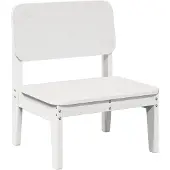 vidaXL Tuinstoel 60x52,5x72 cm massief grenenhout wit