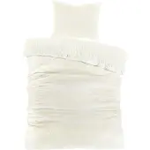 Papillon Teddy Fleece dekbedovertrek Billy - Offwhite/Ivoor - 140x220