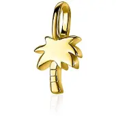 Zinzi zilveren hanger geel verguld palmboom ZIH2069G (zonder collier)